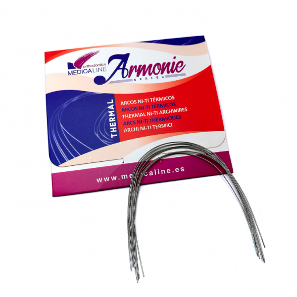 ARCOS NI-TI TÉRMICOS RECTANGULARES – Fogszabályozó ív, Nitinol, MEDICALINE, 10 db
