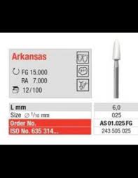 AS01 FG ARKANSAS EDENTA – Pedras Arkansas para acabamento 12u