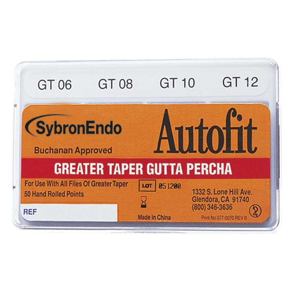 AUTOFIT GREATER TAPER GUTTAPERCHA – Guttapercha pontok