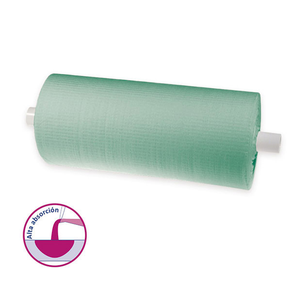 Babero papel/plastico MEDICALINE – Babero de proteção, 61x53cm, 80 un.