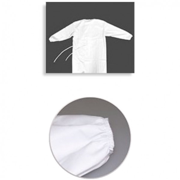 Bata impermeable lavable blanca – Vízálló mosható köpeny