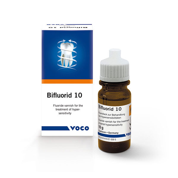 BIFLUORID 10 FLACONE 3x10gr. – Vernice al fluoro desensibilizzante VOCO
