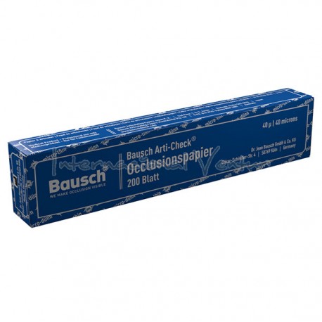 BAUSCH BK09 – Papel de articulação azul 40 mícrones (200 folhas)