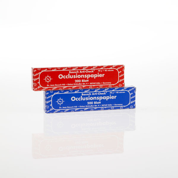 BK10 PAPEL ARTICULAR ROJO BAUSCH – Carta articolata 40 micron 200 f.