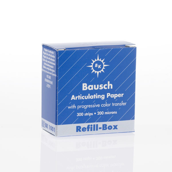 BAUSCH BK1001 – Papier à articuler 0,2 mm (300 feuilles)