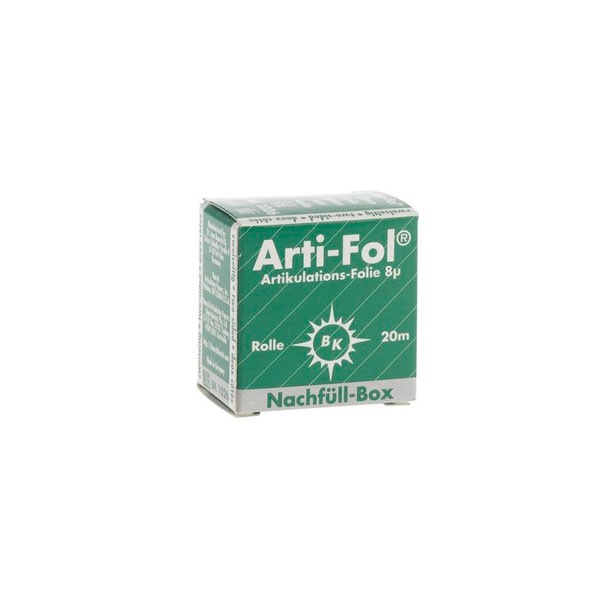 BK1026 REPOSICION – Papel de articulação bilateral verde Bausch