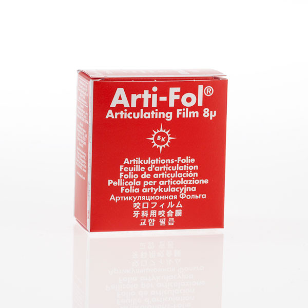 BK25 PAP.ART.ROJO – Papier à articuler bilatéral, 20 m, BAUSCH