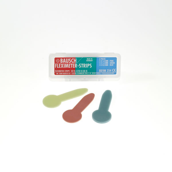 BK254 FLEXIMETER STRIPS – Calibres flexíveis para preparo dentário, 3 unidades