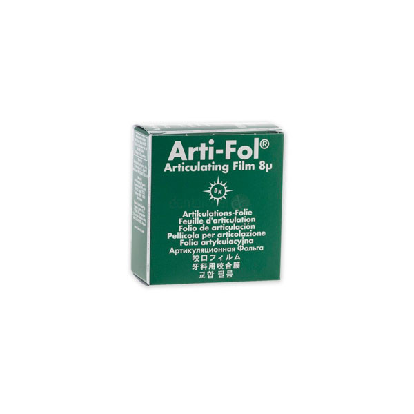 BK26 PAP.ART. VERDE – Papel de articulação bilateral, 20 m, BAUSCH