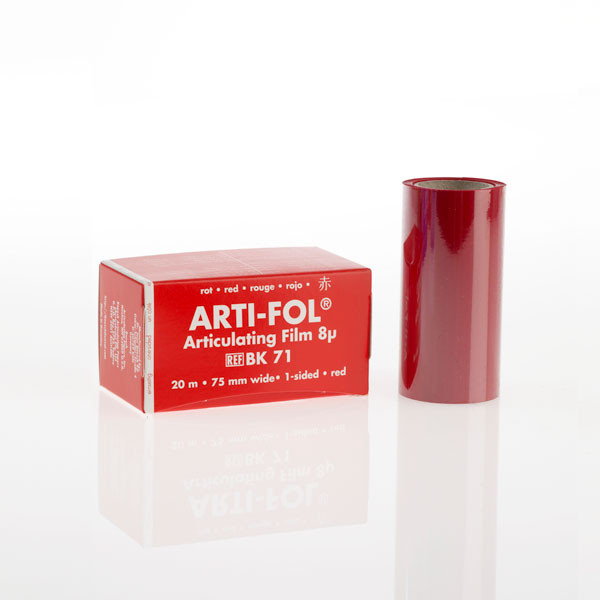 BK71 BAUSCH – Papel de articular rojo, 8 micras, 20 m.