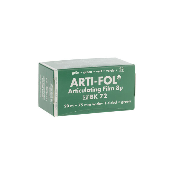 BK72 BAUSCH – Papel de articular verde, 8 mícrones, 20 m.