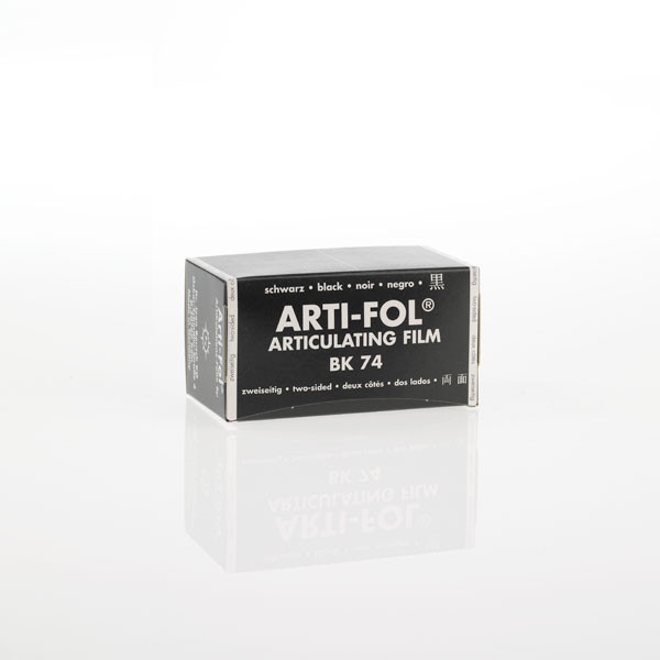BK74 PAP.ART. NEGRO – Papel articulado bilateral 8µm Bausch 15mm