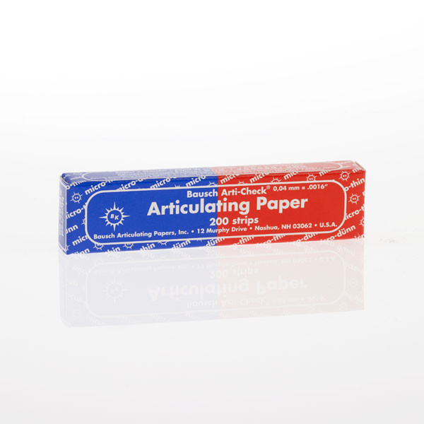 BK80 PAPEL ART. – Bausch artikulációs papír 40 mikron 200 csík