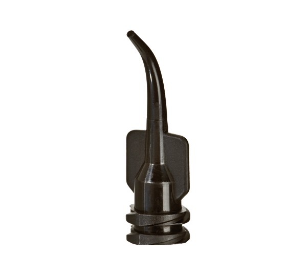 BLACK MINI TIPS 100 PK – Ívelt applikátor hegyek, Ultradent, 100 darab