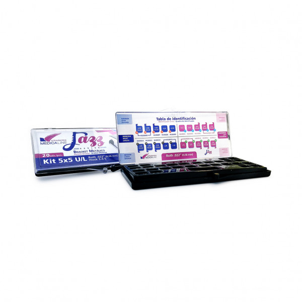 Bracket ML JAZZ metal MBT .022 kit – Set completo 5x5