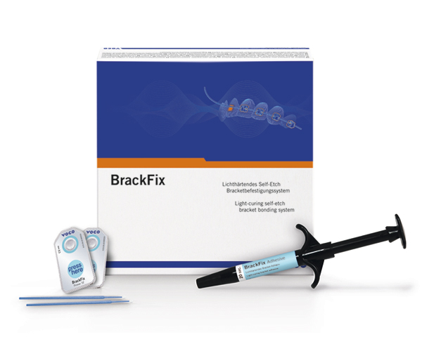 Brackfix – Adhesivo fotopolimerizable para brackets fluorescente VOCO 2 jeringas de 4g