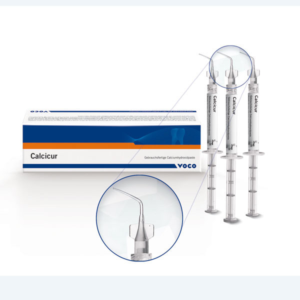 CALCICUR Seringues – Hydroxyde de calcium radio-opaque VOCO 2ml