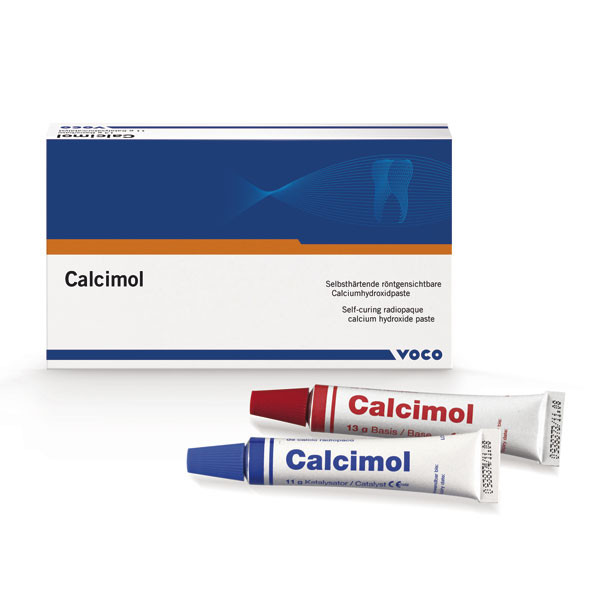 CALCIMOL – Pâte hydroxyde de calcium autopolymérisable VOCO 13g+11g