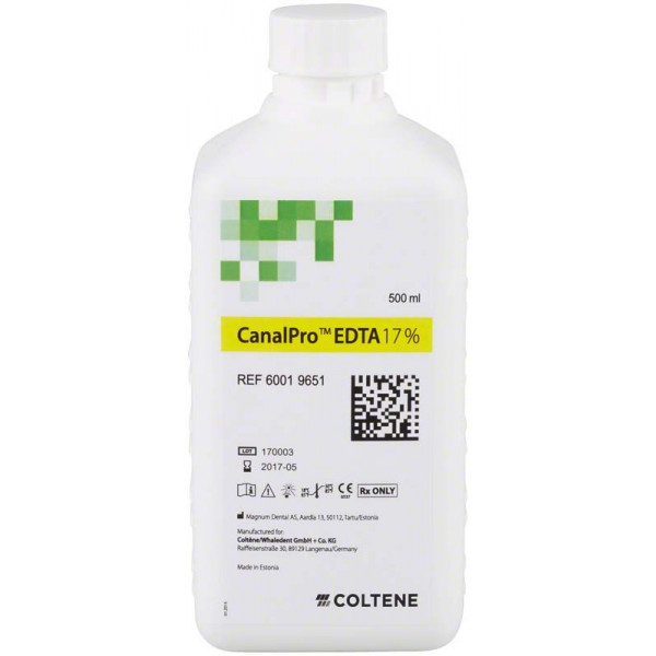 CANALPRO EDTA 17% 500ml – Endodontiai öblítőoldat, COLTENE, 500 ml