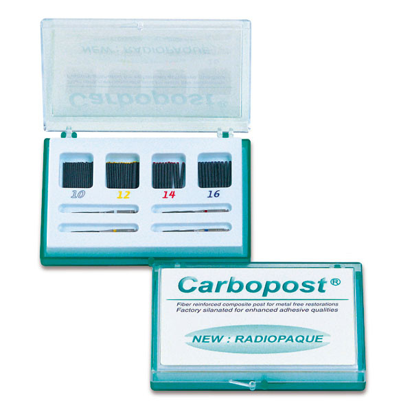 CARBOPOST KIT SURTIDO – Tenons en fibre de carbone avec forets, Dentatus, 20u