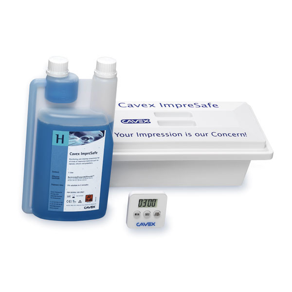 CAVEX IMPRESAFE STARTERKIT – Système de désinfection d'empreintes