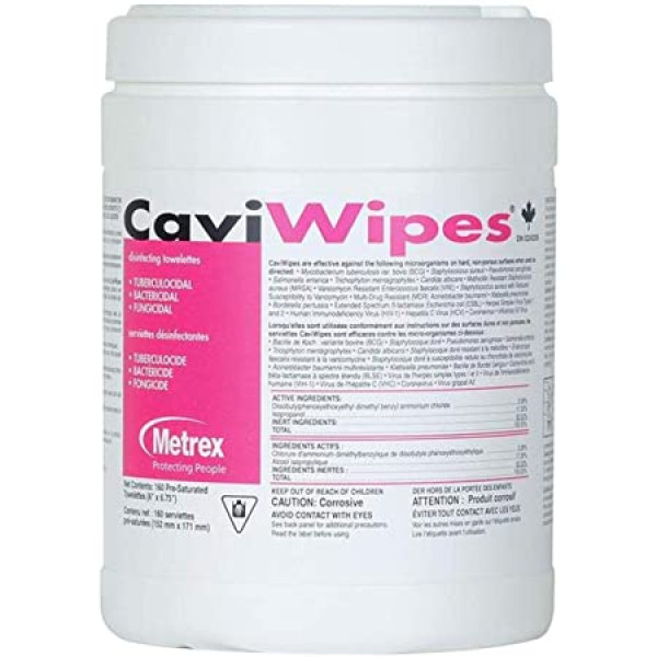 Caviwipes – Felületfertőtlenítő törlőkendők, 160 db KERR