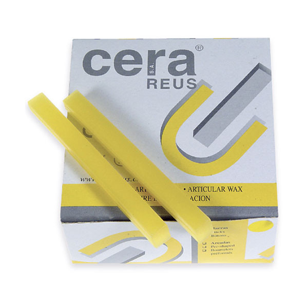 Cera articular amarilla – Cera para registos oclusais, 50 barras