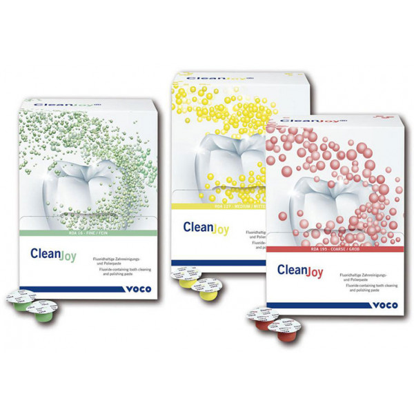 Cleanjoy VOCO – Pâte à polir prophylaxie monodose cerise, 200x2g