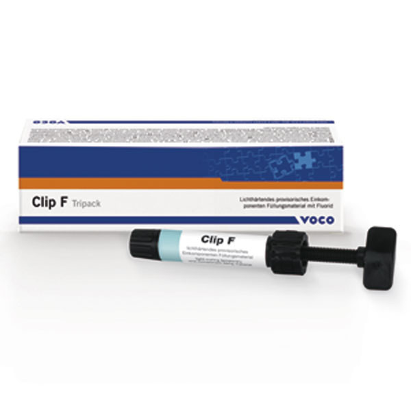 CLIP F – Material obturación provisional fotopolimerizable VOCO 2x4g