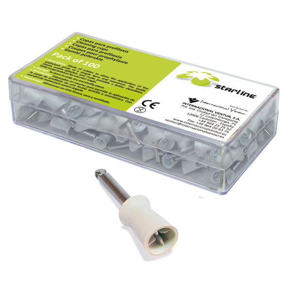 Copa profilaxis STARLINE – Cupule prophylaxie pour contre-angle (100 u.)