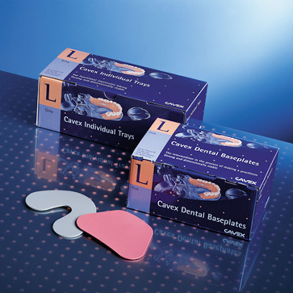 CUBETA INDIVIDUAL GRIS INFERIOR – Plaques de base thermoplastiques CAVEX (100u)