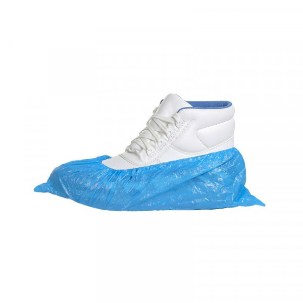 Cubre zapatos o calzas de polietileno – Protector desechable, 100u
