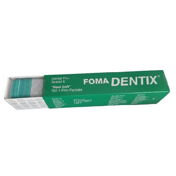 DENTIX SPEED E 3x4 cm equiv DF-58 150 ud – Intraorális röntgenfilm FOMA E-osztály