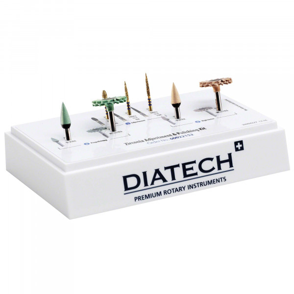 DIATECH KIT – Frese per preparazione e lucidatura zirconio, COLTENE
