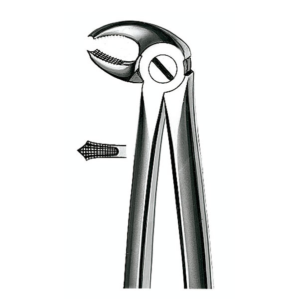 E22 FORCEPS N.22 MOLAR INF. – Pinza per molari inferiori CARL MARTIN