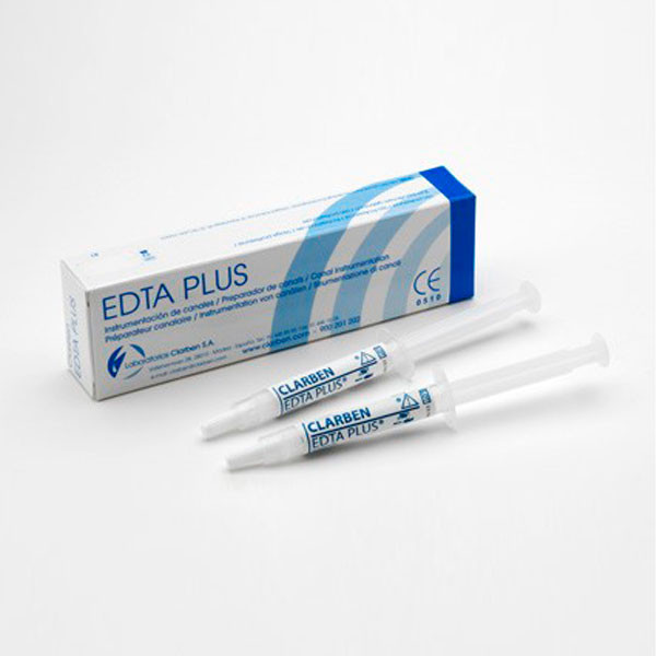 EDTA PLUS CLARBEN – Gel chélatant pour canaux radiculaires 2x3ml
