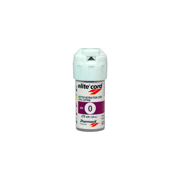 ELITE CORD 0 – Fil de rétraction gingivale en coton, Zhermack (275cm)