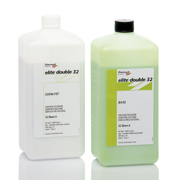 ELITE DOUBLE 32 – Silicone A alta precisione, Zhermack, 1kg+1kg