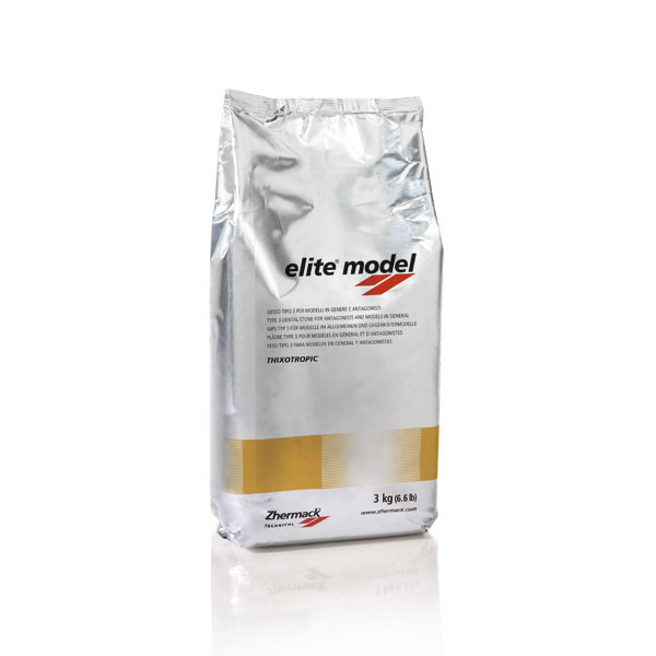 ELITE MODEL III. osztály 3Kg – III. típusú fogászati gipsz, ZHERMACK