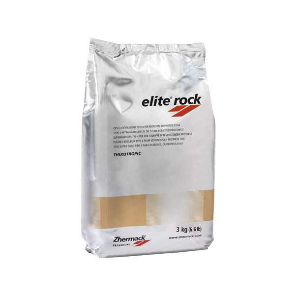 ELITE ROCK Classe IV 3kg – Plâtre extra dur pour moignons, Zhermack