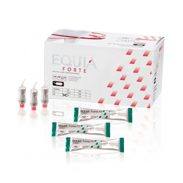 EQUIA FORTE FIL CAPS A2 – Ionómero de vidro restaurador GC 50u