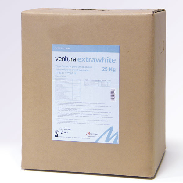 ESCAYOLA VENTURA MAGIC WHITE – Plâtre Type III pour orthodontie, MADESPA, 6kg