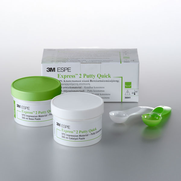 EXPRESS 2 PUTTY QUICK – Silicone par addition, haute précision, 3M ESPE, 2x300ml