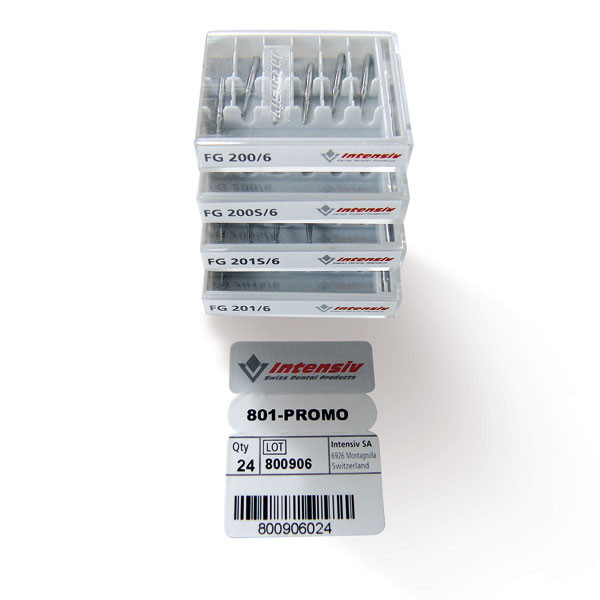 INTENSIV FG 801-PROMO – Set fresas diamante y carburo surtidas