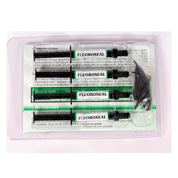 Fluoroseal DENTAFLUX – Fondo cavitario fotopolimerizable 4x1.5g