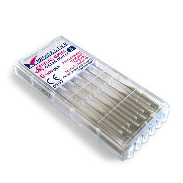 FRESAS GATES 32mm. Nş2 – Acél fúrók gyökércsatornához
