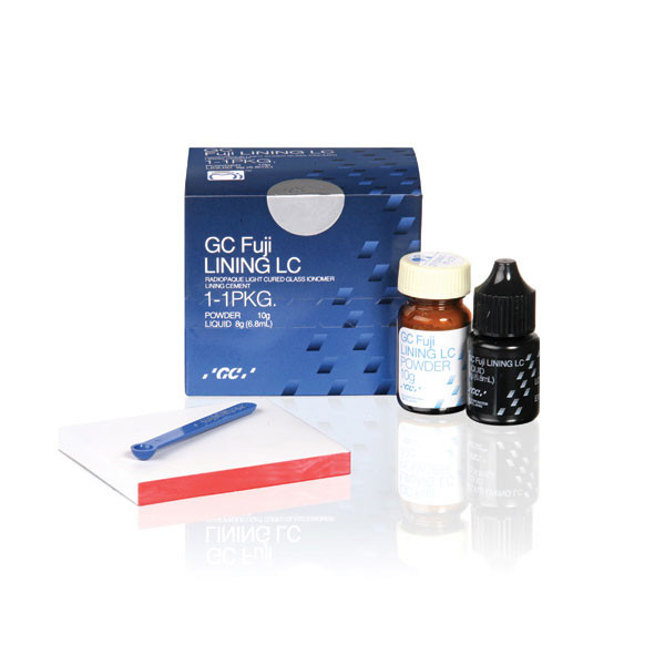 FUJI LINING LC – Fényre kötő üvegionomer alábélelő cement GC (10g + 6,8ml)