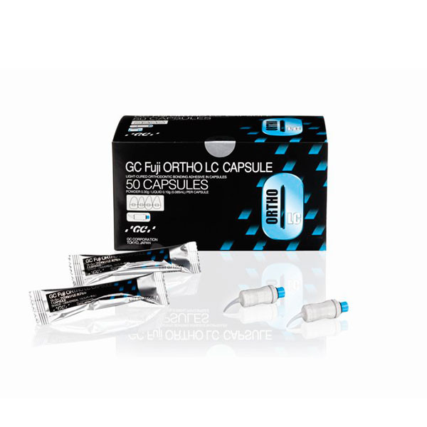 FUJI ORTHO LC CAPSULAS – Cimento ionómero de vidro fotopolimerizável, GC, 50 uds.