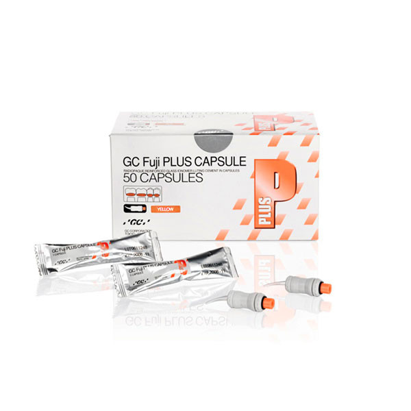 FUJI PLUS CAPSULAS 50u. AMARILLO – Gyanta üvegionomer cement, GC