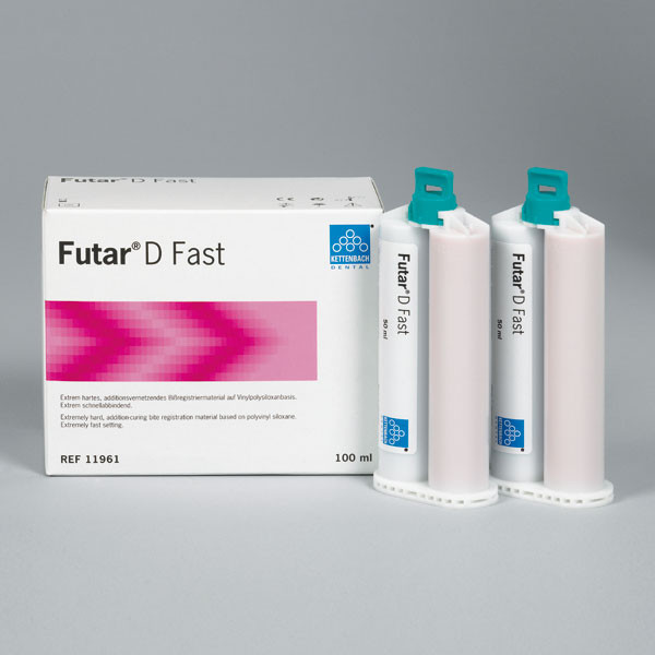 FUTAR D FAST REG. MORDIDA – Silicone per registrazione occlusale 2x50ml